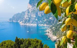 Capri eiland uitzicht