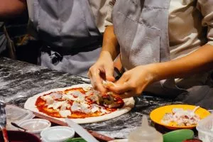 Pizza cooking class